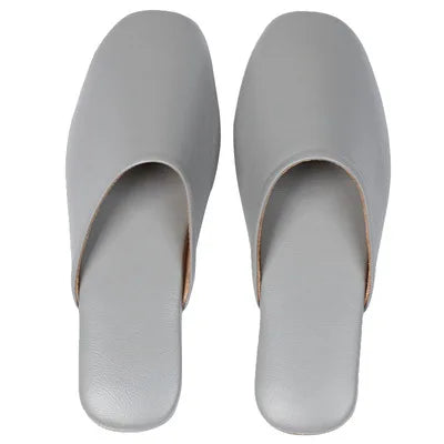 Sheepskin Genuine Leather Slippers Women Non-Slip Waterproof Slides Unsex Indoor Outdoor Home Shoes