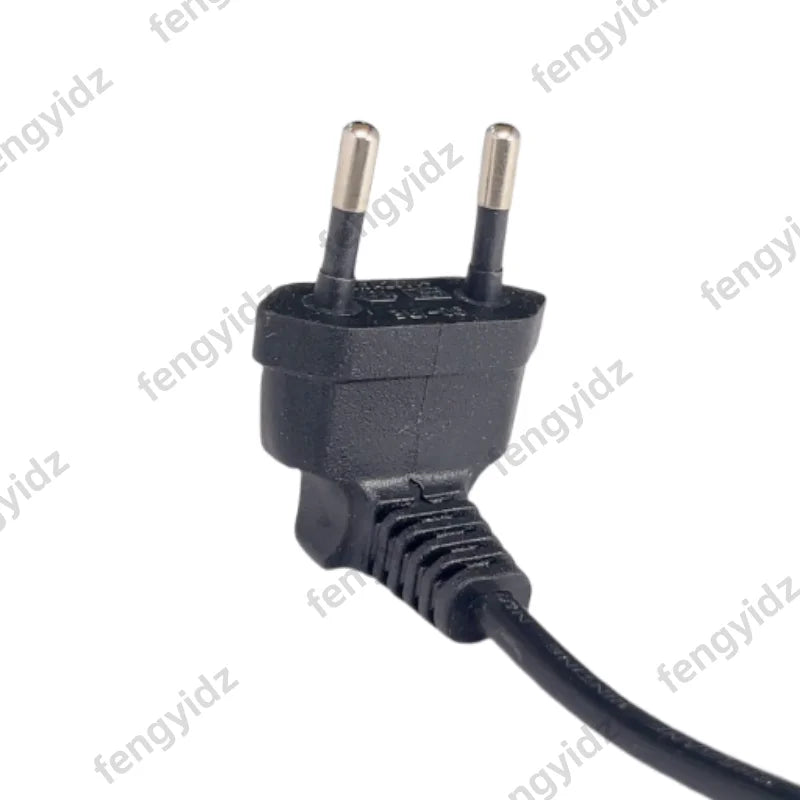 Europea 90 Degree Male Plug To Female Socket Power Extension Cable For PC Computer PDU 0.3m/0.6m EU 2Prong Bend Angled Cord