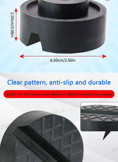 SEAMETAL 3 Sizes Universal Rubber Jack Pad Support Pinch Weld Slotted Floor Frame Rail Adapter Car Removal Repair Tool