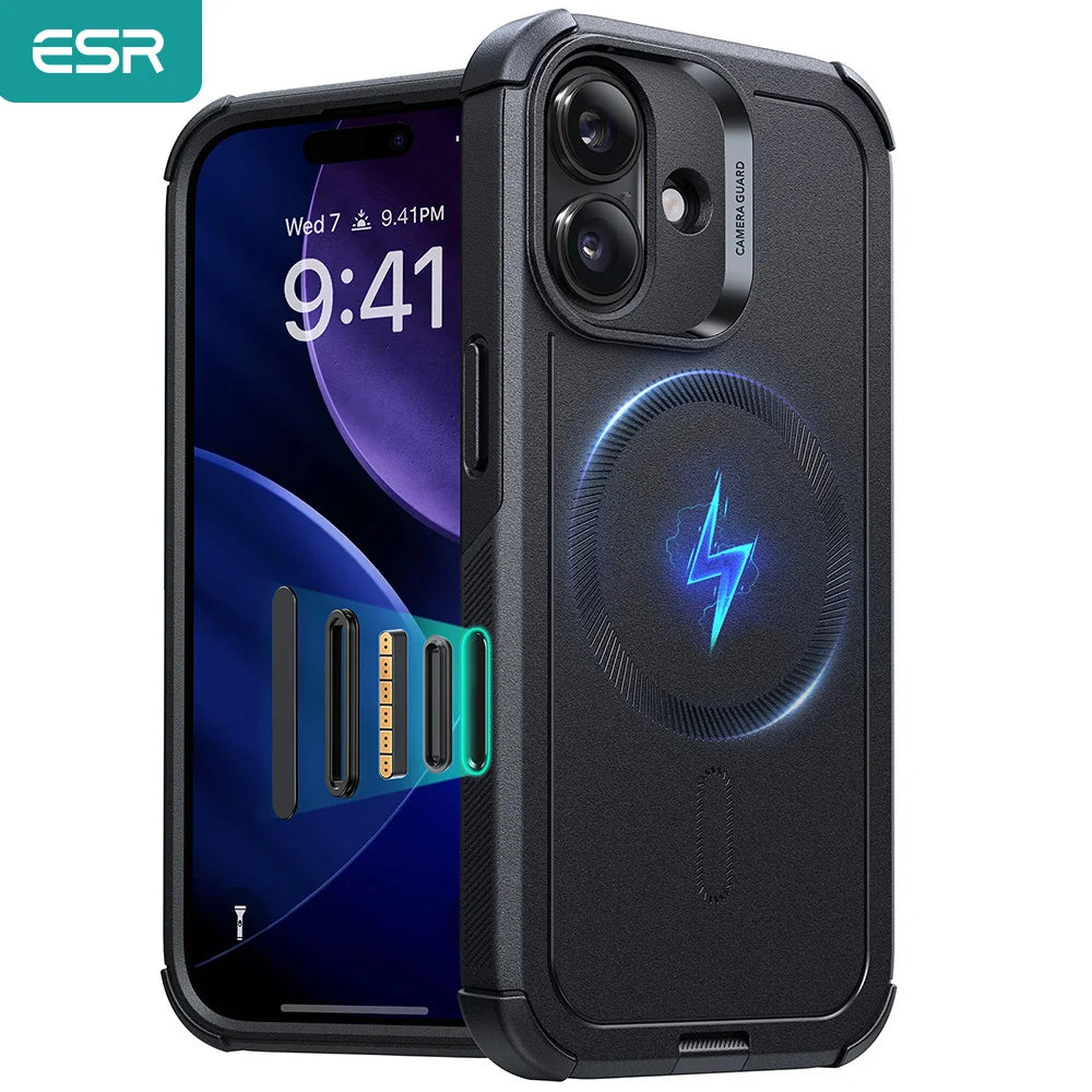 ESR for 17 Pro Max Case With Camera Control Button Military-Grade Protective Magnetic Phone Case For iPhone 16&17&17 Air&16 Pro