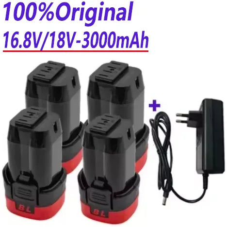 100%New16.8V/18V 3000mAh Battery for Dongke JAVN Battery, Brushless Small Steel Gun, Starter, Brushless Lithium