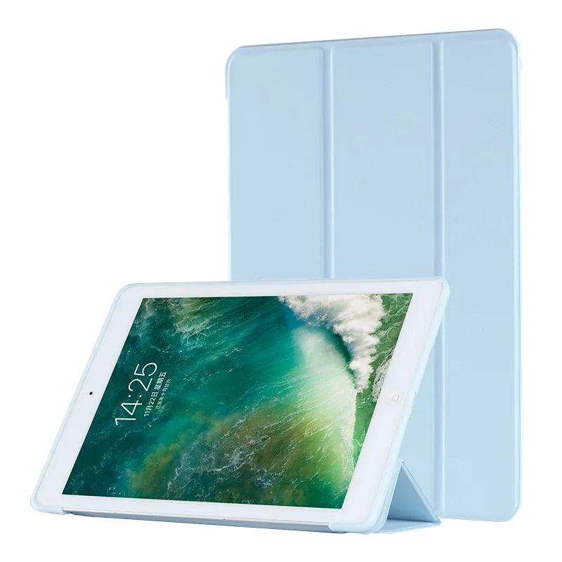 For Honor Pad 8 Case 12 inch Tri-Folding PU Leather Soft Silicone Back Stand Tablet Shell for Honor Pad 8 12" 2022 HEY-W09