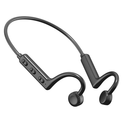 KS-19 Bone Conduction Headphones Bluetooth V5.1 Wireless Headset Sports Neckband Earphones Ear Hook For Workouts Running Driving