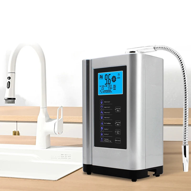 5 Plates Kangen Water Ionizer PH 3.5-10.5 Alkaline water Generator Hydrogen Reduced water ionizer With Built-in Carbon Filter