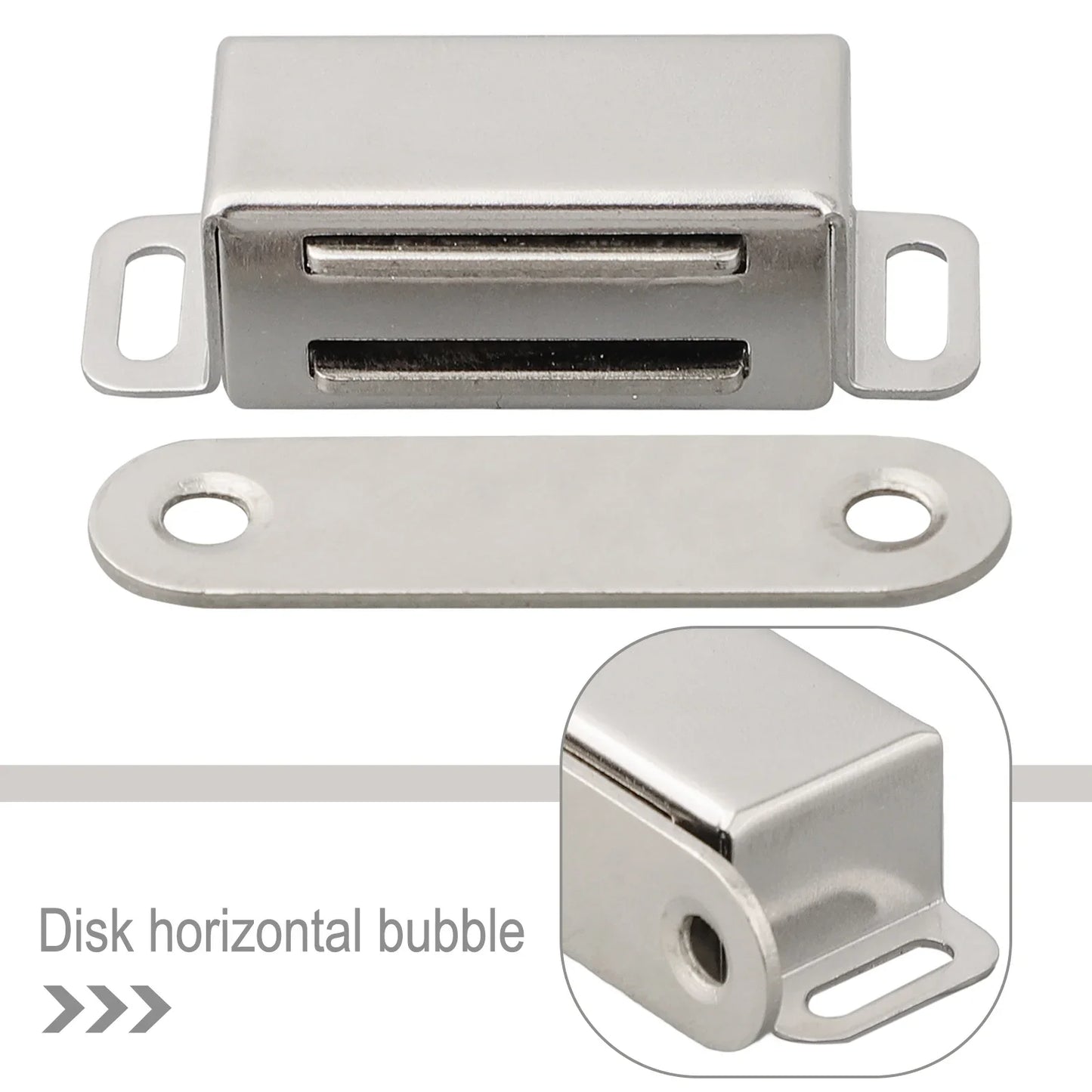 Magnetic Door Catch Strong Heavy Duty Cupboard Magnets Kitchen Cabinet Catches Magnet Latches Stainless Steel For Door Cupboard