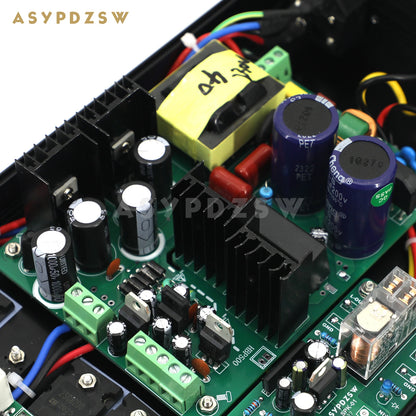 NAP250 MOD 2SC5200 MINI Stereo Power amplifier Base on UK NAIM circuit With SPK protection 80W+80W 8R