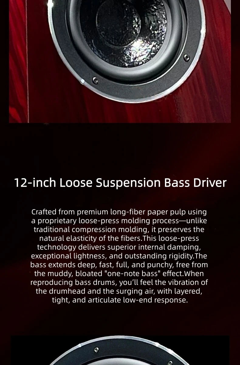 BL-8 Diamond 8 Flagship Hi-Fi Floor Standing Speakers, Audiophile High-End Passive Tower System for Home Audio