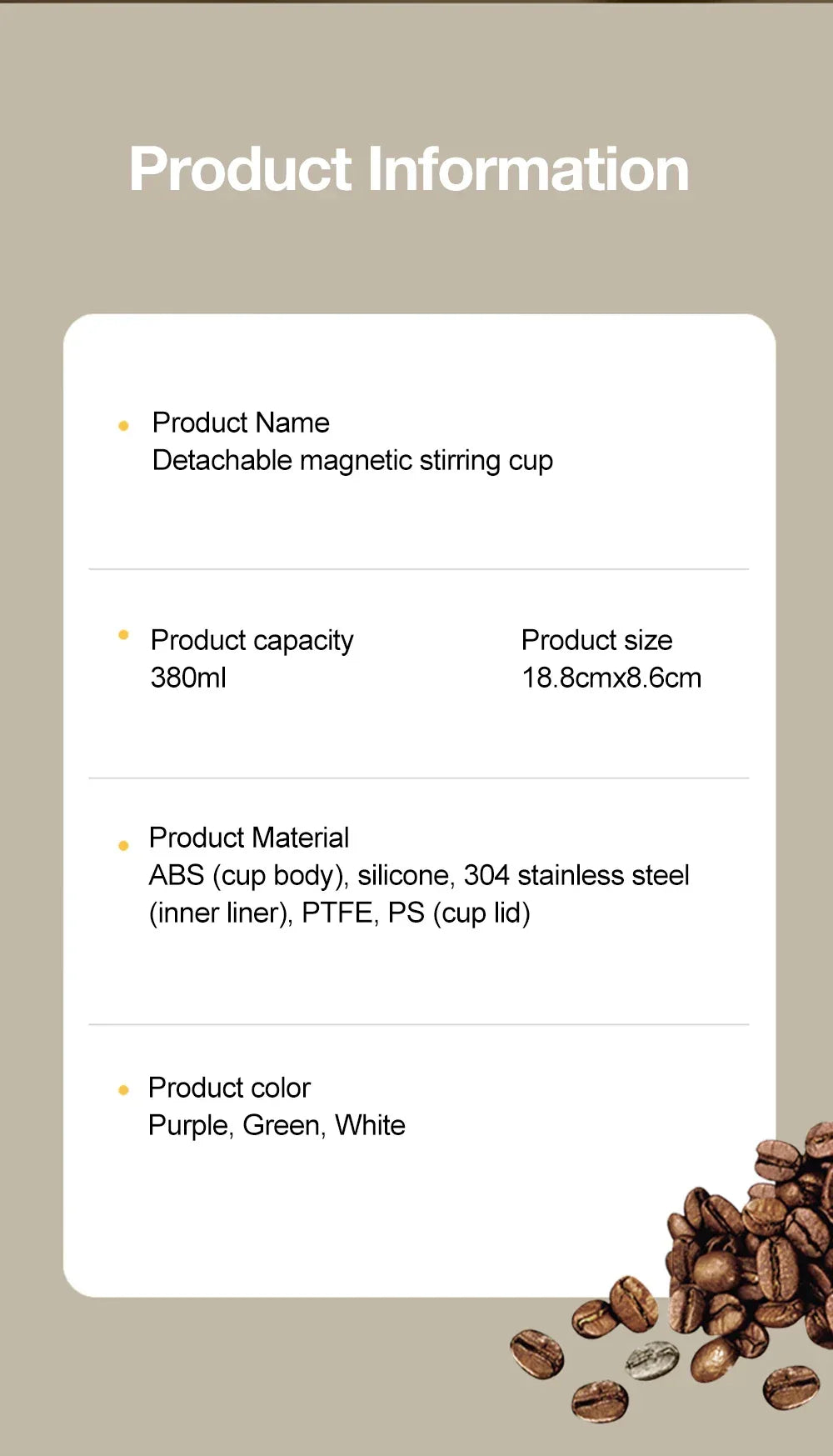 380ML Automatic Magnetic Stirring Mug with Straw & Lid Stainless Steel Waterproof USB Electric Mixing Coffee Mug 2025 New