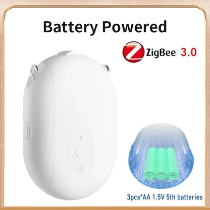 Tuya Zigbee/Bluetooth Track Curtain Robot Tuya Smart Rail Curtain Robot Smart Curtain Pusher Robot Support Siri Alexa Voice