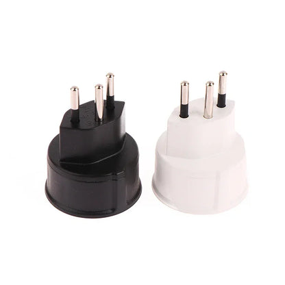1 Pc European France To Swiss Plugs Travel Adapter 3 Pin Plug 10A 250V Power Plug EU To Switzerland Electrical Plug Socket