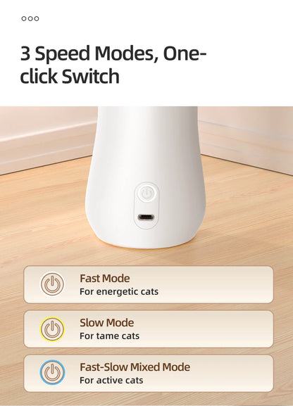 ROJECO Automatic Cat Laser Toy Interactive Intelligent Toys LED Motion Activate Pet Indoor Handheld Wireless Cat Toy Accessories
