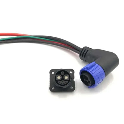 60A 2+1+5 Lithium Battery Waterproof Connector IP67 M25 E-bike Electric Motorcycle Charging Power Plug Socket CE UL Certified