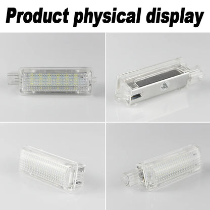 1pc/2pcs Car LED Welcome Projector Courtesy Door Light for Ford Focus Kuga 2013~up Canbus DC12V Bright Interior Led Lights White