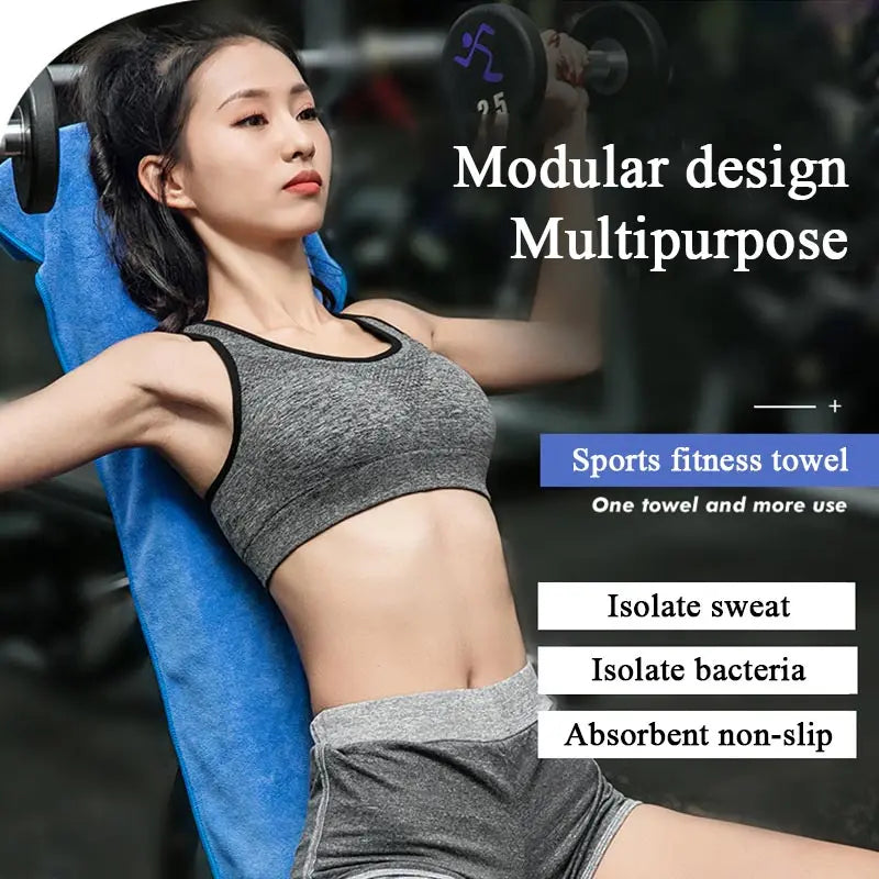 Fitness Towel for Sports Multifunctional Quick-Drying Towel Gym Equipment Sweat Pad Towel Swimming Towel Microfiber Pool Towels