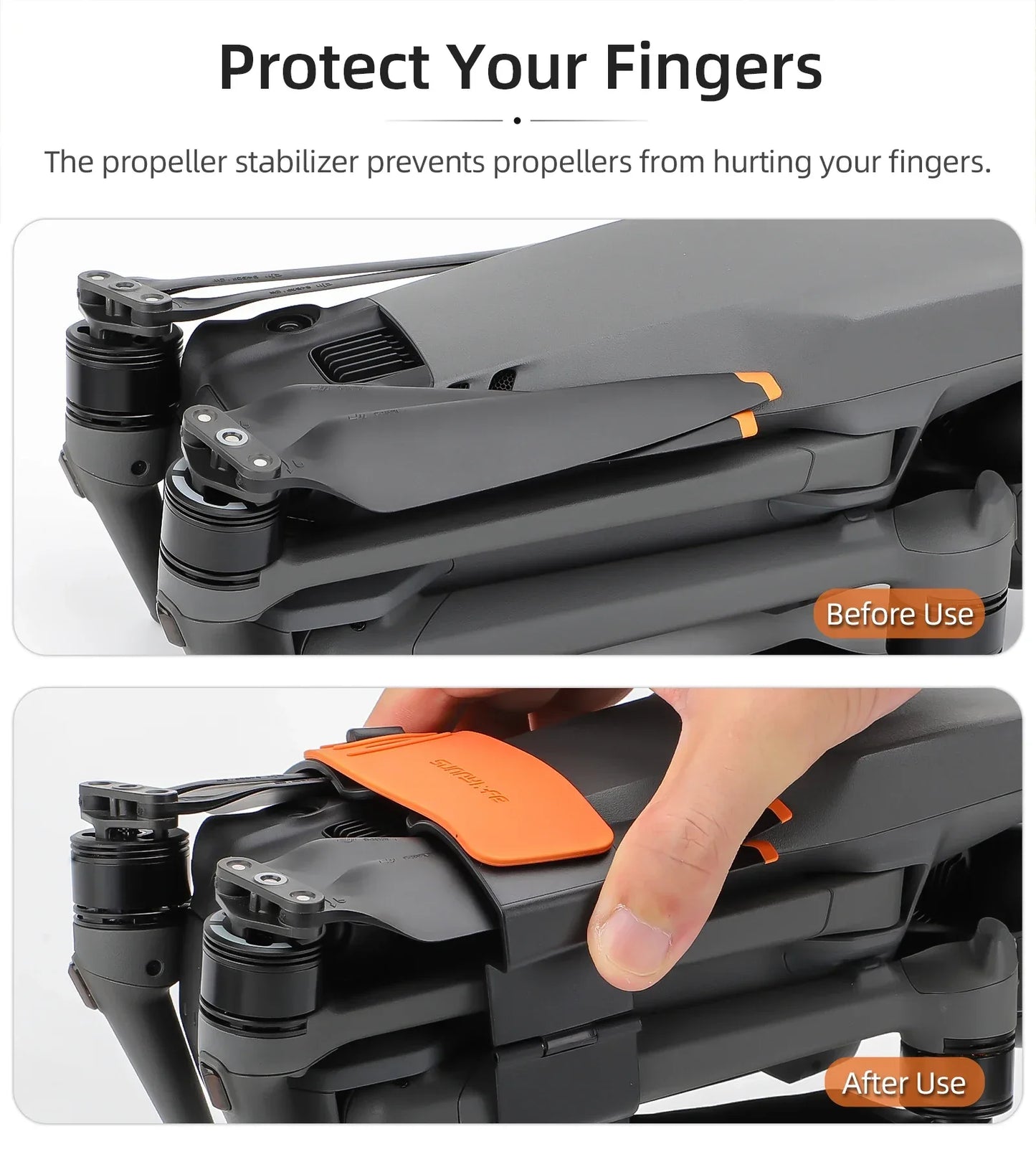 Sunnylife Propeller Holder For DJI Mavic 3/3 Pro/3 Classic Propeller Stabilizer Bracket Protective Belt Fixing Mount Drone Parts