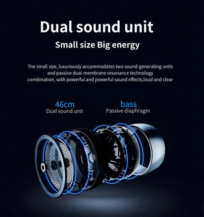 TG116c Bluetooth Speaker TWS Wireless Powerful Box Portable Outdoor Speakers Waterproof Subwoofer 3D Stereo Sound HandsFree Call