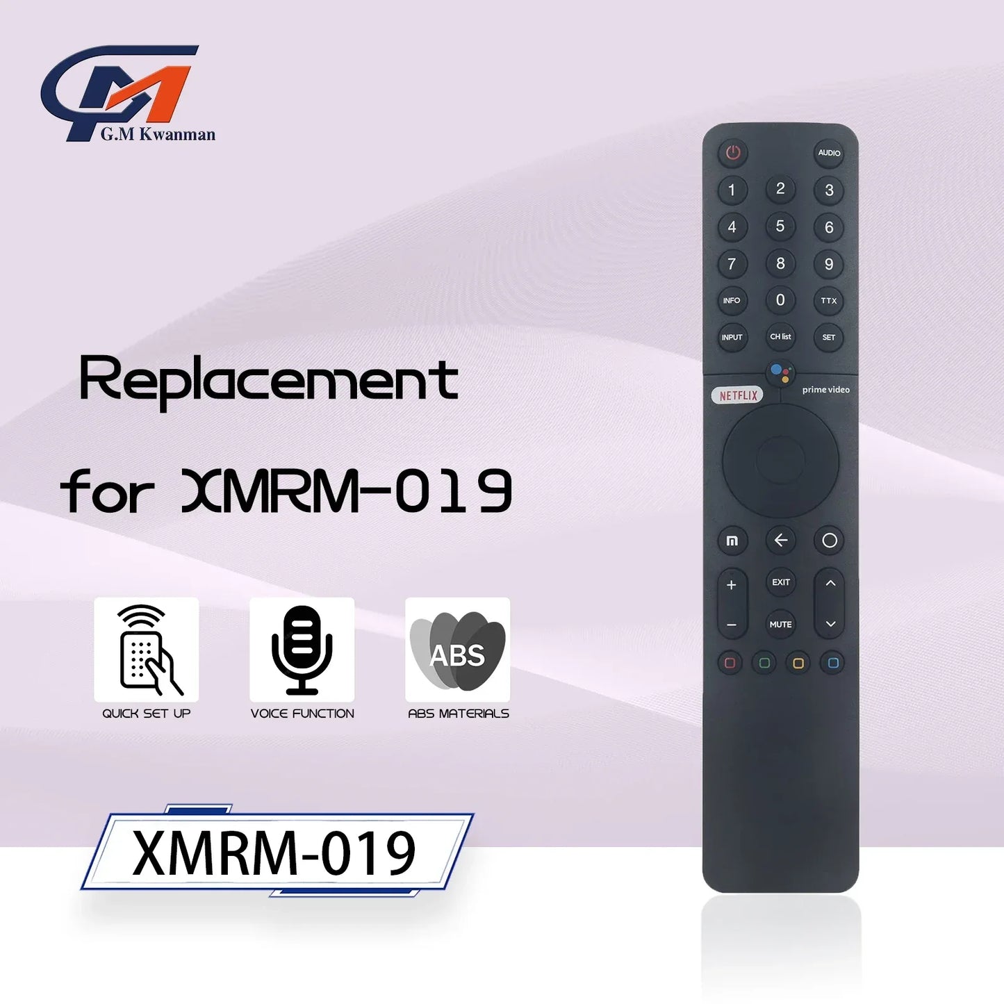 XMRM-19 360° Bluetooth Voice Remote Control for Xiaomi Mi TV Android 4K P1 Q1 Smart TV Fit for L32M6-6AEU L43M6-6AEU  L75M6-ESG