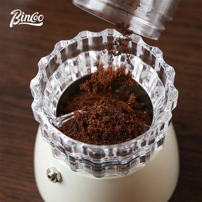Bincoo Coffee Moka Pot Set with Electric Heating Plate for Home Use Small Espresso Extraction Machine Complete Brewing Kit