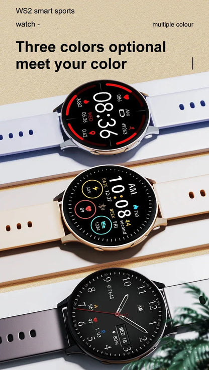 2025 Men Bluetooth Call SmartWatch Heart Rate Blood Pressure Monitor Smartwatch IP67 Waterproof Women Smartwatch For Android IOS