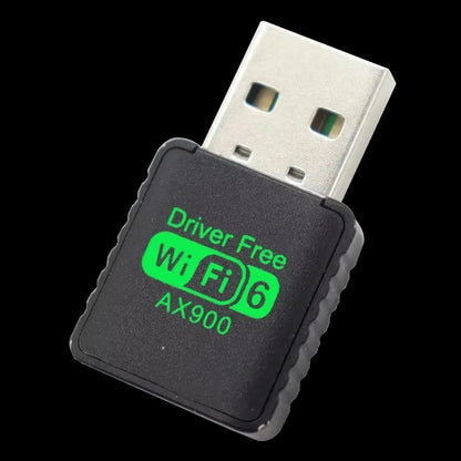 AX900 WIFI 6 Adapter USB Network Card 2.4G&5GHz Dual Band Signal Reception Dongle For Laptop Driver Free Wireless Wlan Receiver