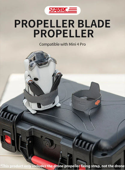 STARTRC Propeller Holder for DJI Mini4 Pro Drone Wings Stabilizer Protector Blades Fixed Strap Mount Guard Accessories