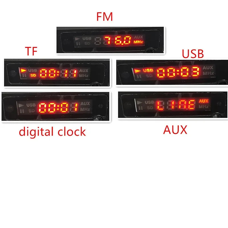 Speaker modification MP3 decoder LED display 12v5V universal lossless Wav module audio decoder PCBA