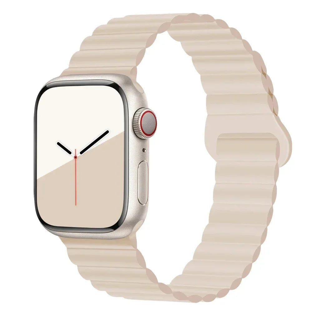 NEW Original Liquid Silicone Magnetic bands for Apple watch band Ultra 2 Series 9 SE iwatch 42mm 44mm 45mm 49mm 38mm 40mm 41mm