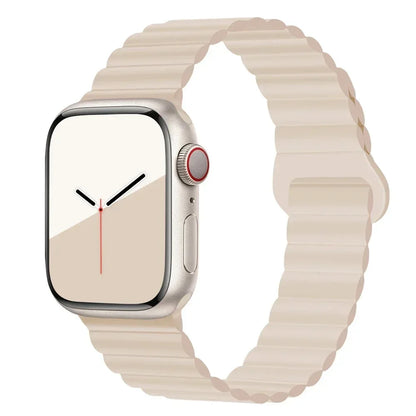 NEW Original Liquid Silicone Magnetic bands for Apple watch band Ultra 2 Series 9 SE iwatch 42mm 44mm 45mm 49mm 38mm 40mm 41mm