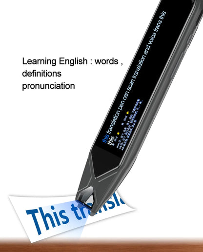 MD08 Smart Voice Translator 5.0" Screen Dictionary Translation Pen Scanner Text Scanning Translator 116 Languages for Learning