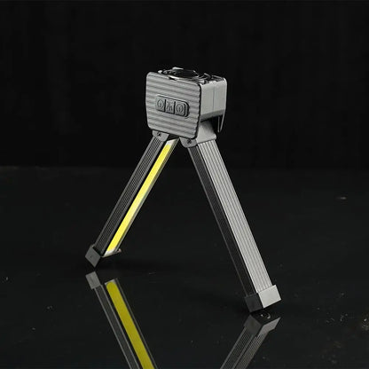 Gym Lamp For Posing Portable Magnet LED Flashligh 7th Gear Dimming Folding Worklight Waterproof Led Flashlight With Magnet Hook