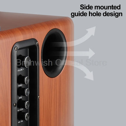 6.5 inch 180W Speaker with 2Pcs Satellite Speakers 5.0 Bluetooth HIFI Sound Box Support RCA USB TF For Home Theater Karaoke 1Pc