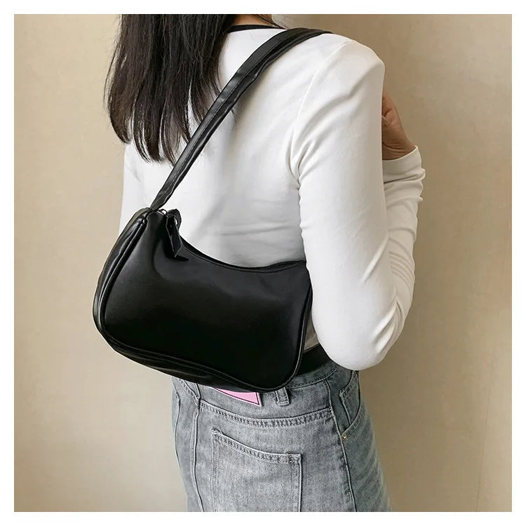 PU Candy Color Mini Handbag Women Shoulder Bag Girls Small Hand Bag Key Phone Pouch Coin Purse Card Bags Card Holder for Women