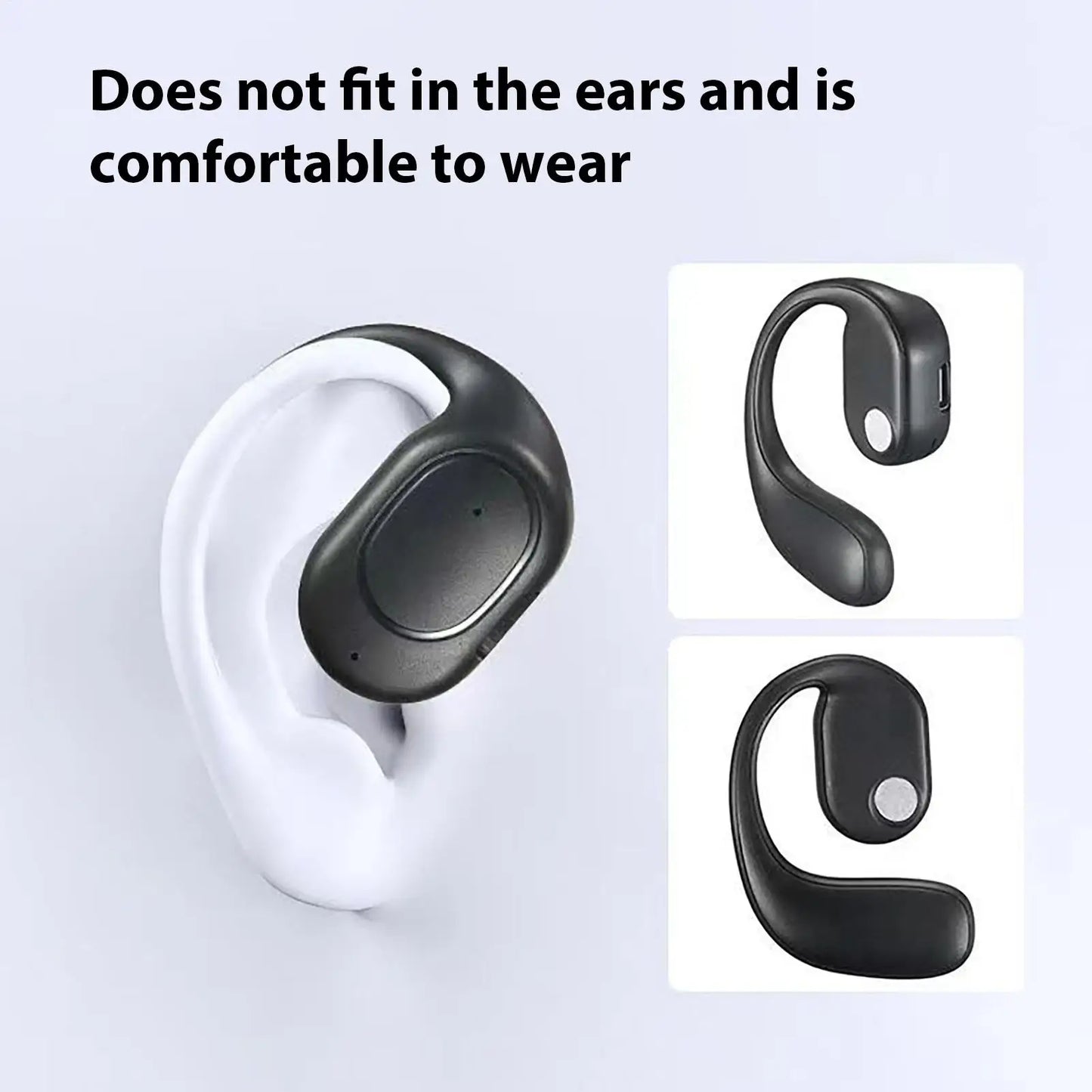 Wireless Over Ear Earbud Open-Ear Headphone with Water Resistance Long-Lasting Battery Earphone  for Running Cycling Driving