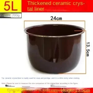 Electric pressure cooker liner multicooker bowl 4L 5L 6L liter non-stick pan double spray thickening