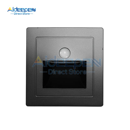 PIR Motion Detector Sensor Led Stair Light Infrared Human Body Induction Lamp Recessed Steps Ladder Staircase Bedroom Decoration
