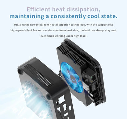 SOYO M4 PLUS2 Mini PC Intel Alder Lake N150 Windows 11 Pro Mini PC 16GB DDR4  512GB PCIe M.2 SSD WiFi 5 BT4.2 Desktop Computer