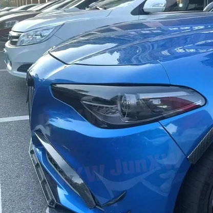 Carbon Fiber FRP Fog Lamp Bumper Fins Trims Decoration for Alfa Romeo Giulia 2016 2017 2018 2019 Sport Standard Car Accessories