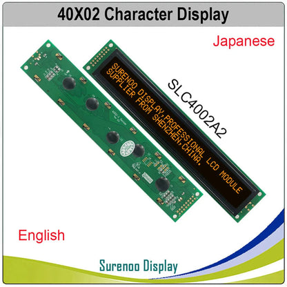 402 40X2 4002 Russian Japanese English Character LCD Module Display Screen LCM Yellow Green Blue with LED Backlight