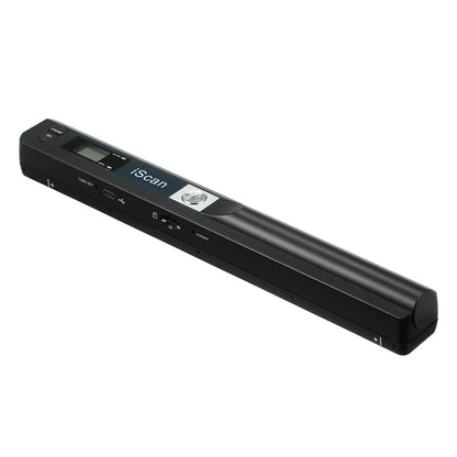 Scanner Document iScan Portable Scanner Mini Handheld Document Scanner A4 Book Scanner for JPG and PDF Format 300/600/900 DPI