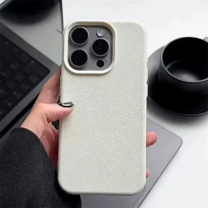 Luxury Matte Soft Leather Candy Phone Case For iPhone 15 Pro Max Case iPhone 16 14 13 11 12 Pro Max Liquid Silicone Rugged Cover