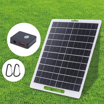 Solar Panel 10W With USB Waterproof Outdoor Hiking And Camping Portable Battery Mobile Phone Charging Bank Charging Panel 6V