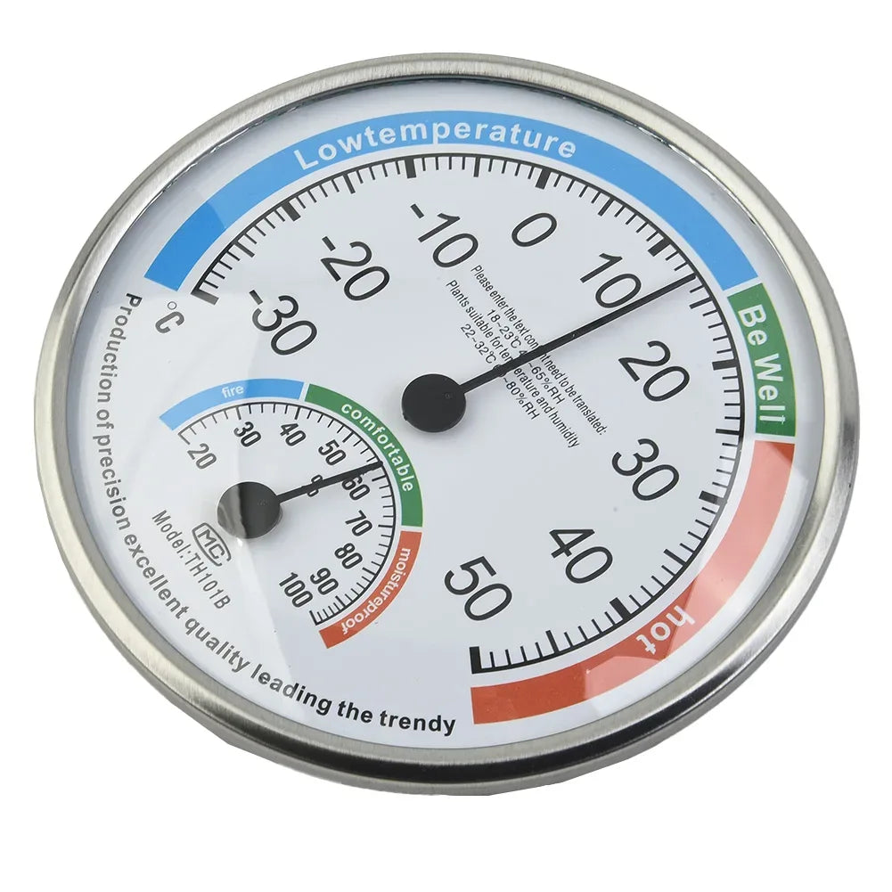 Thermometer Hygrometer Thermo Analog Humidity Indoor Climate Control Home Office Outdoor Garden Restaurant Measuring Tool