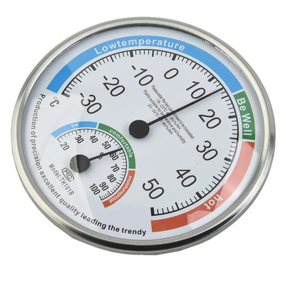 Thermometer Hygrometer Thermo Analog Humidity Indoor Climate Control Home Office Outdoor Garden Restaurant Measuring Tool