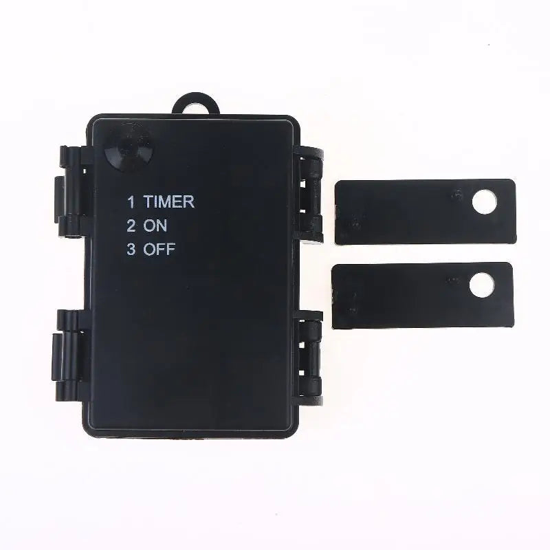 1 Set 3 Sections AA Battery Holder 3V No.5 Waterproof And Dustproof Battery Cartridge With Timing Function
