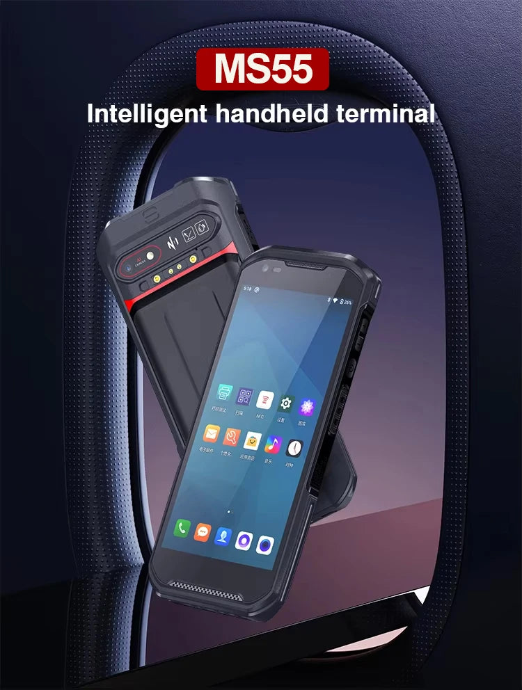 PDA Android Handheld Terminal Honeywell Barcode Scanner 1D Laser 2D QR Portable Data Collector Terminal Device with WIFI 4G NFC