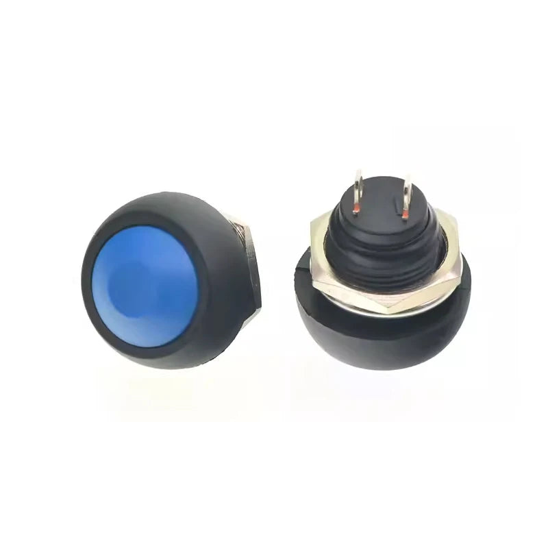 1-10PCS PBS-33B 12MM Small Pushbutton Switches Waterproof Switch Self-resetting Round Without Locking PBS-33B Push button switch