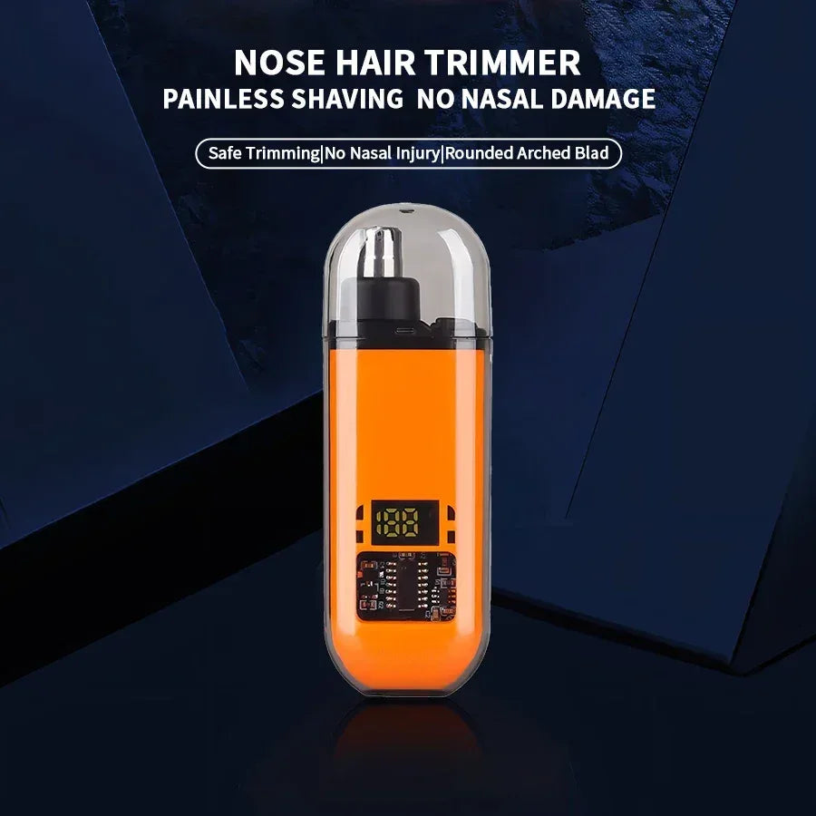 Portable Nose Hair Trimmer Mini Trimmer for Nose Mini Nose and Ear Hair Trimmer Nose Trimmer Rechargeable Trimmer 2-in-1Unisex