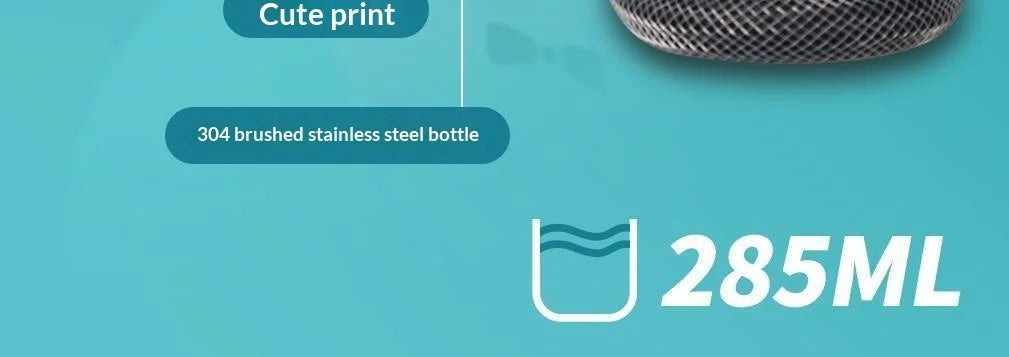 Lovewithstyle Dog Portable Water Bottle 304 Stainless Steel Ball Shaped Refillable Foldable Hook Outdoor Walking Hiking For Pet