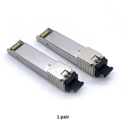 FTTH 1.25G RJ45 SFP 3/10/20km Gigabit Module 10GBase-Tx Ethernet Fiber Optic Module FTTH Compatible with Cisco/Mikrotik Switch