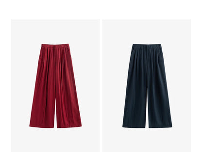 TOYOUTH Women Casual Pants 2025 Summer New Long Pants 8527002